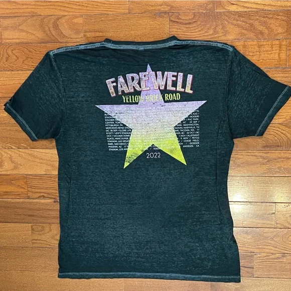 Elton John 2022 Farewell Yellow Brick Road Tour T-Shirt Men's XL - Picture 2 of 8